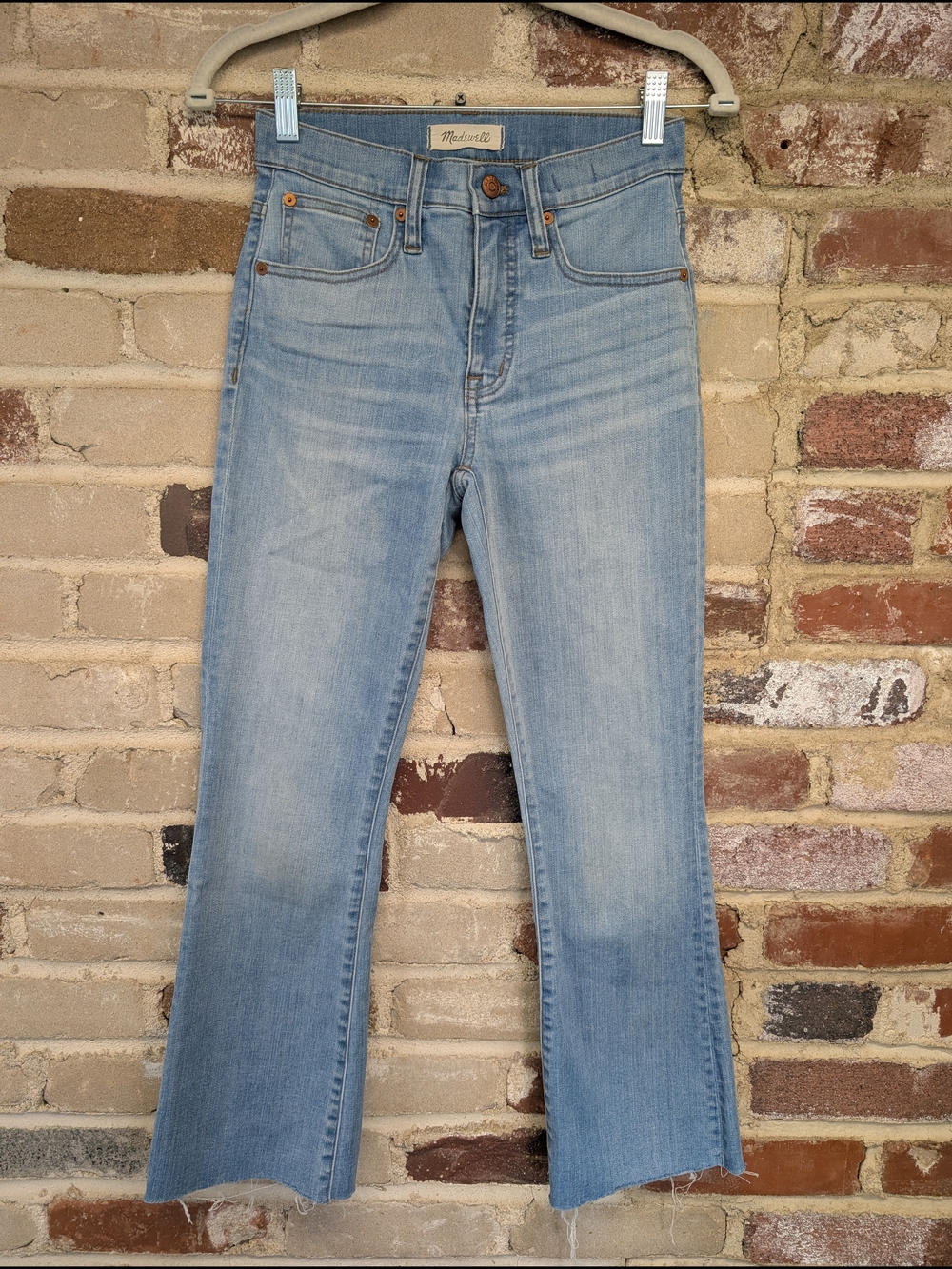 Madewell Light Blue Cropped Ankle Jeans